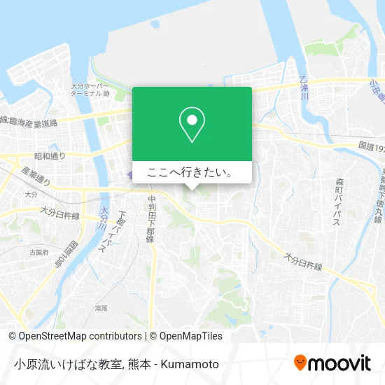 小原流いけばな教室地図