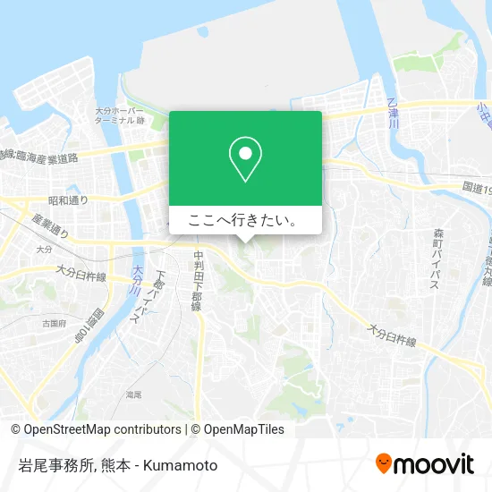 岩尾事務所地図