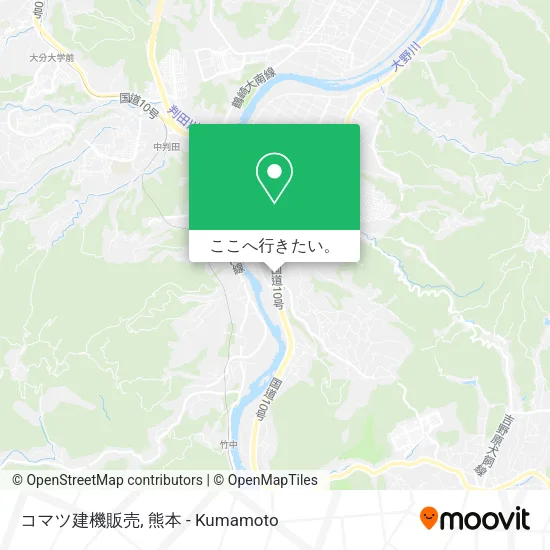 コマツ建機販売地図