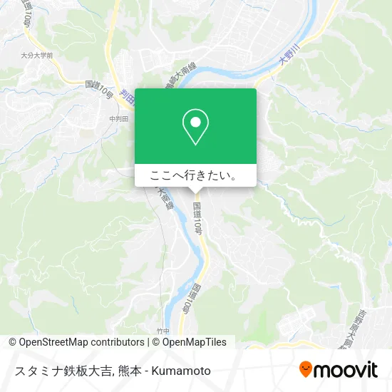スタミナ鉄板大吉地図