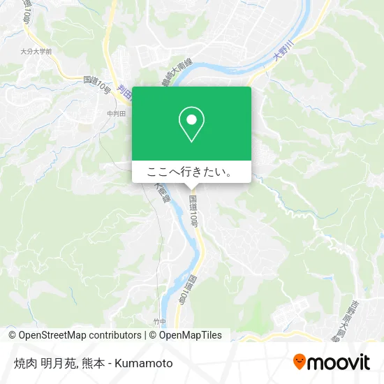 焼肉 明月苑地図