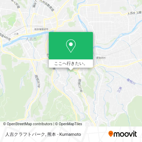 人吉クラフトパーク地図