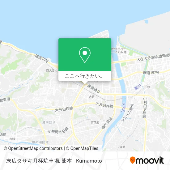 末広タサキ月極駐車場地図