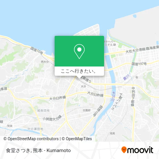食堂さつき地図
