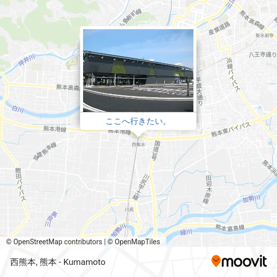 西熊本地図