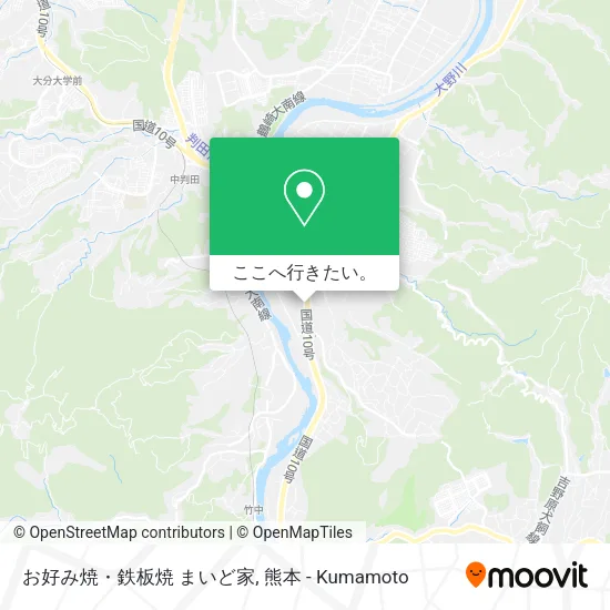 お好み焼・鉄板焼 まいど家地図