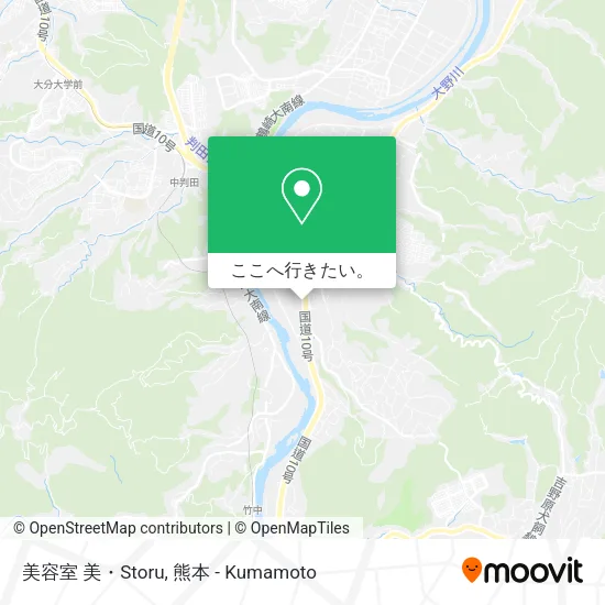 美容室 美・Storu地図