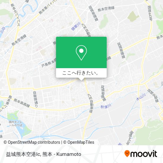 益城熊本空港Ic地図