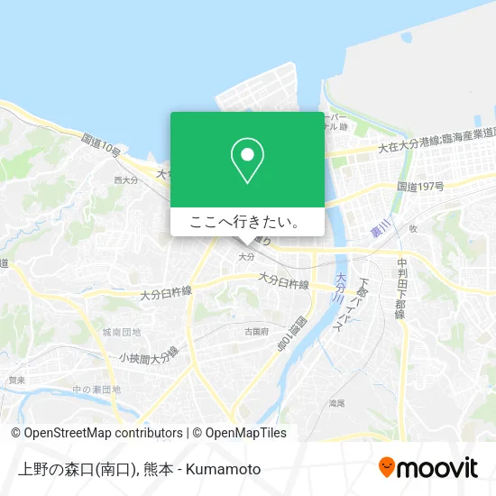 上野の森口(南口)地図