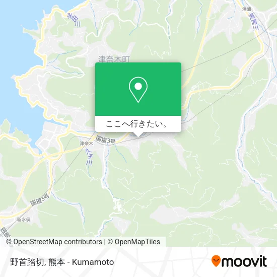 野首踏切地図