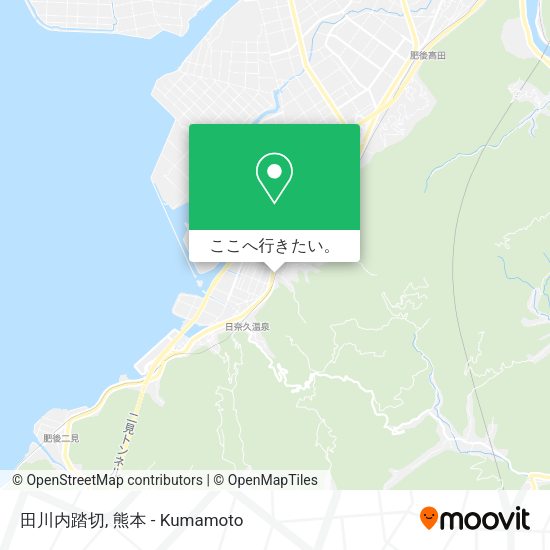 田川内踏切地図