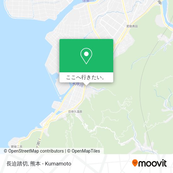 長迫踏切地図