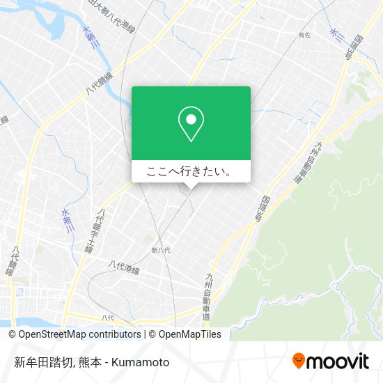 新牟田踏切地図