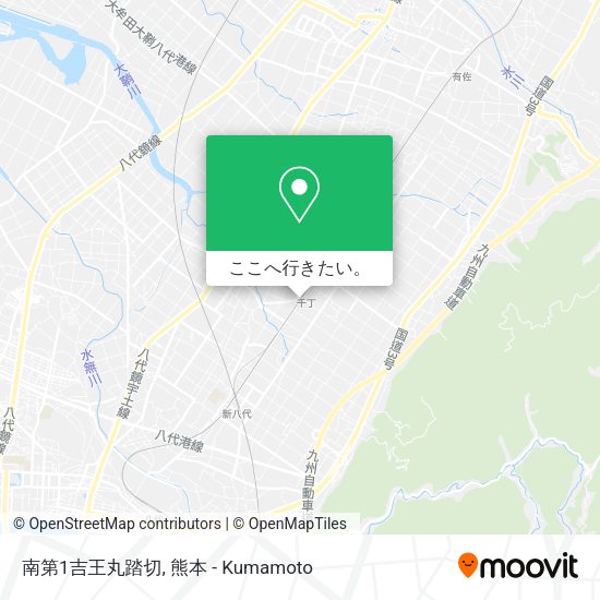 南第1吉王丸踏切地図