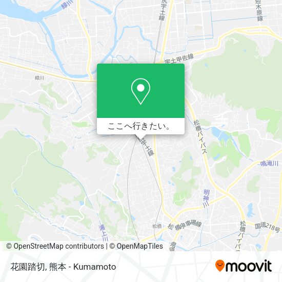 花園踏切地図