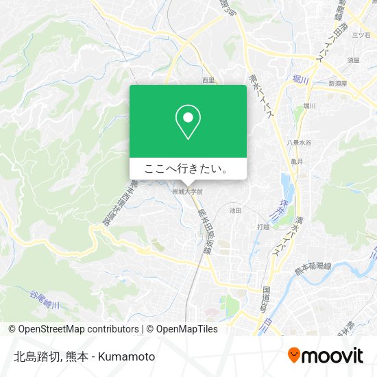 北島踏切地図