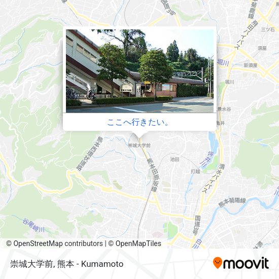 崇城大学前地図