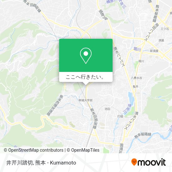 井芹川踏切地図