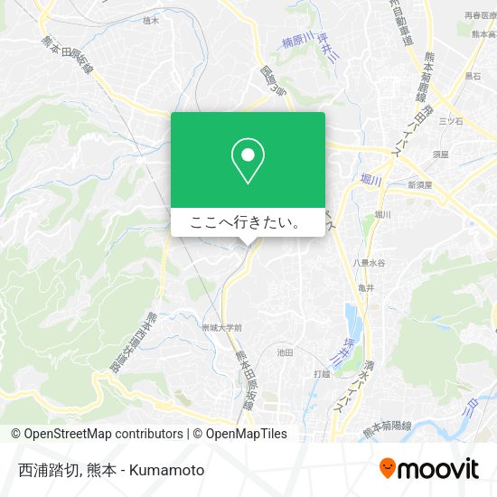 西浦踏切地図