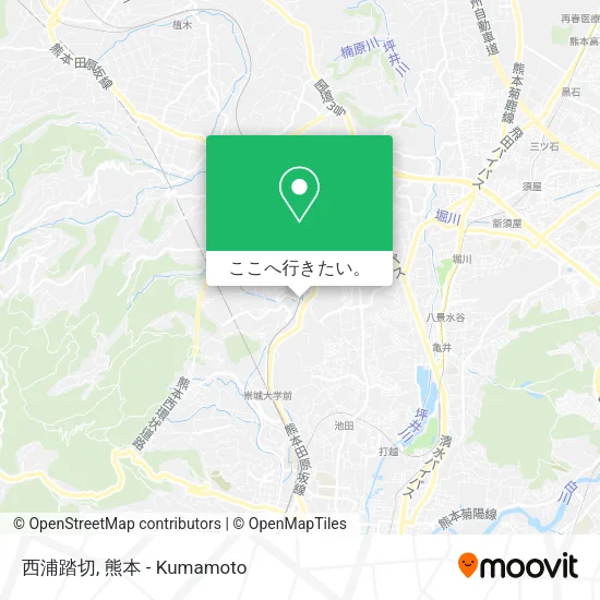 西浦踏切地図