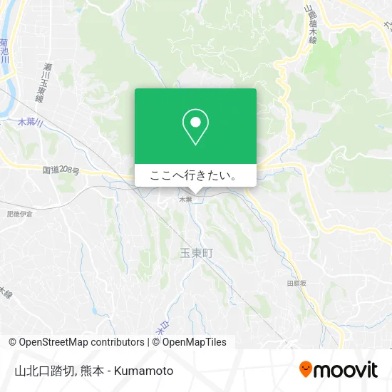 山北口踏切地図
