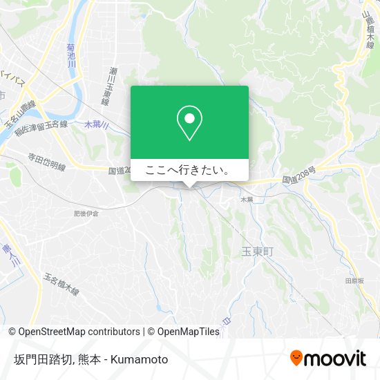 坂門田踏切地図