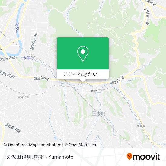 久保田踏切地図