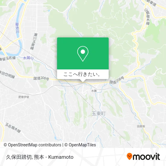 久保田踏切地図
