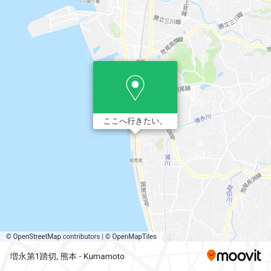 増永第1踏切地図