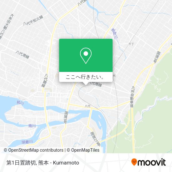 第1日置踏切地図
