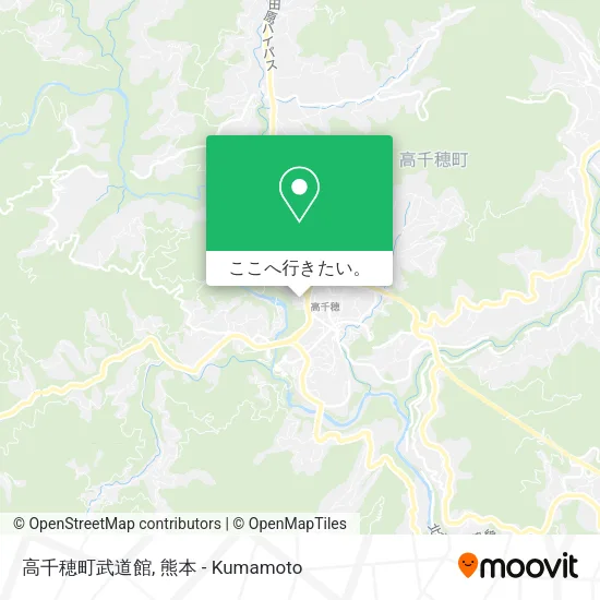 高千穂町武道館地図
