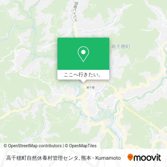 高千穂町自然休養村管理センタ地図