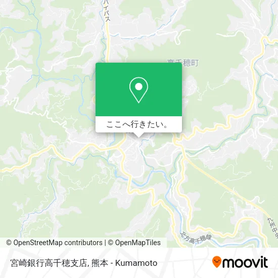 宮崎銀行高千穂支店地図