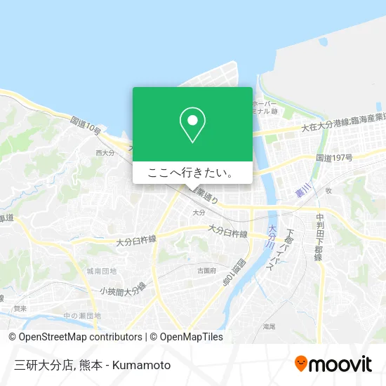 三研大分店地図