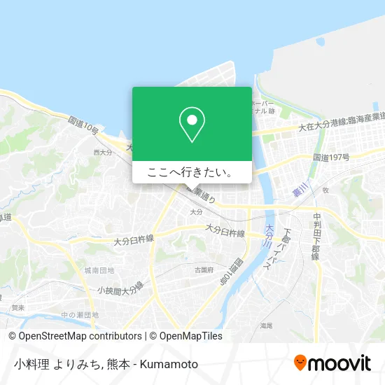小料理 よりみち地図