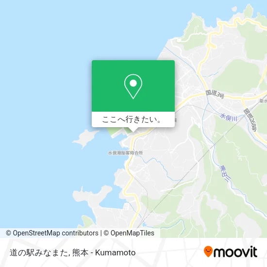 道の駅みなまた地図