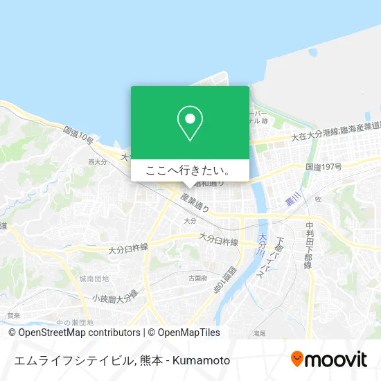 エムライフシテイビル地図