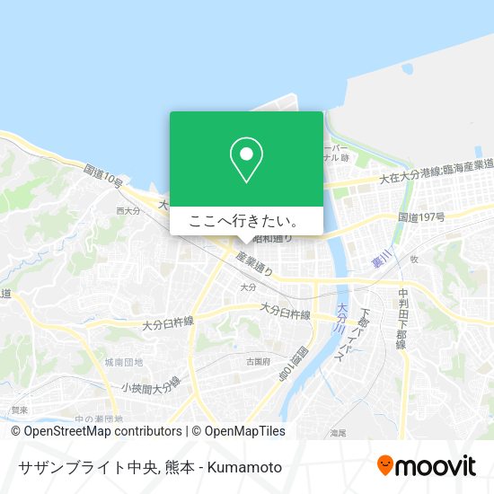 サザンブライト中央地図