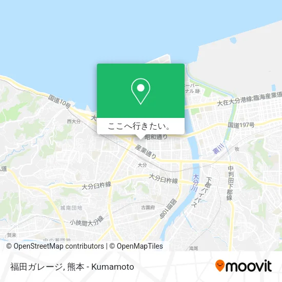 福田ガレージ地図