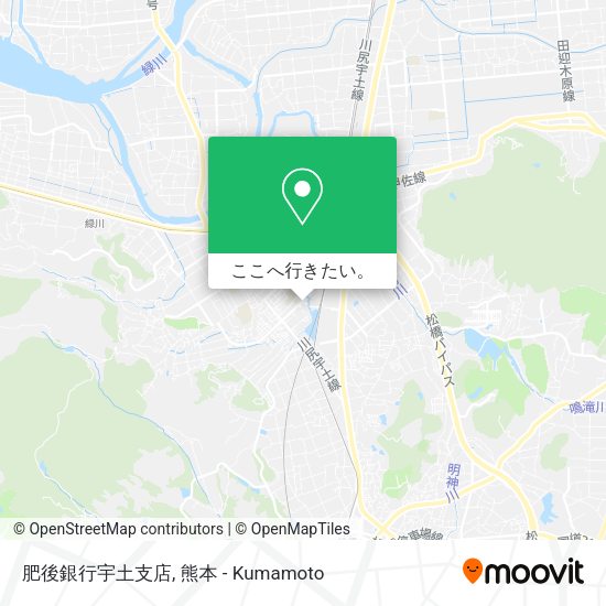 肥後銀行宇土支店地図
