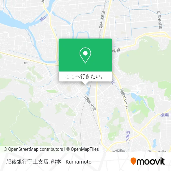肥後銀行宇土支店地図