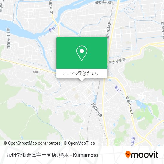 九州労働金庫宇土支店地図