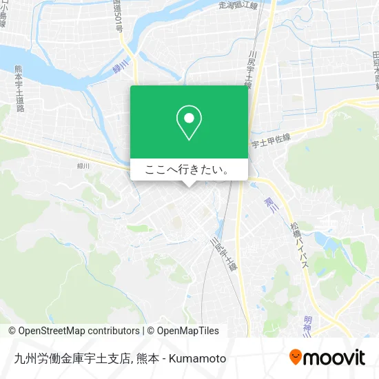 九州労働金庫宇土支店地図