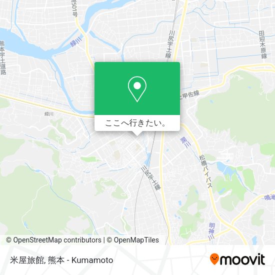 米屋旅館地図