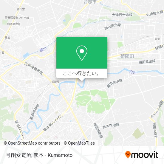 弓削変電所地図