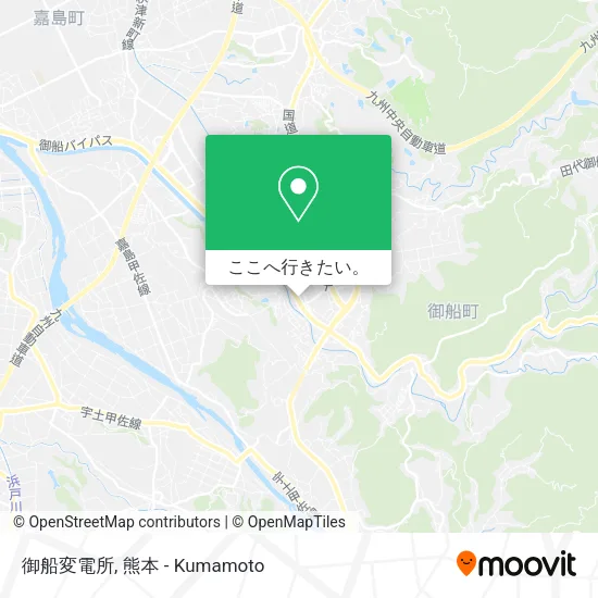御船変電所地図