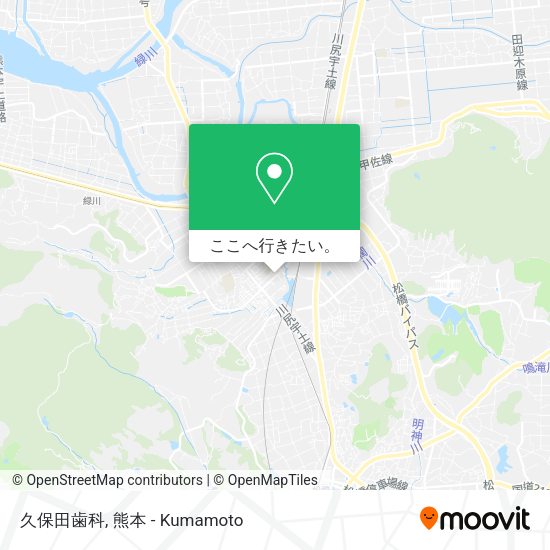 久保田歯科地図