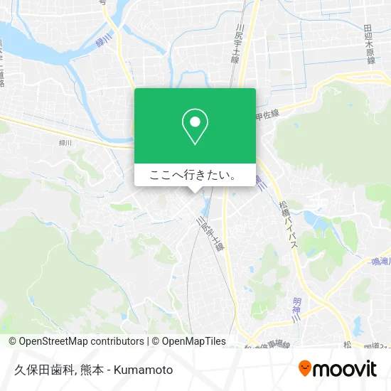 久保田歯科地図