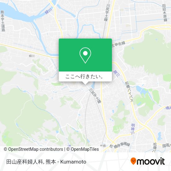 田山産科婦人科地図