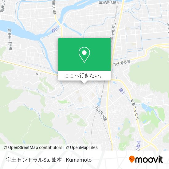宇土セントラルSs地図